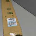 Frameless Shower Door Bottom Seal for 3/8" Thick Glass Door, 36 in Long Shower Door Sweep Stop Shower Leaks and Create a Water Barrier, Clear Vinyl