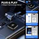 Wireless CarPlay Adapter2026 Upgraded Suitable for Apple iPhone & Android, with Compact Size, Plug-and-Play Convenience, and Fast, Stable Connection for CarPlay & Android Applications