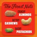 3 x Blue Diamond Almonds, Mixed Nuts Smokehouse Flavored Deluxe Snack Nuts, Almonds, Pistachios, and Cashews, 14oz. Can (Pack of 1)