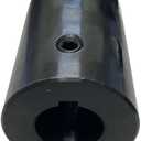 Summit Collars SCR-100-KW/1PK Solid Rigid Coupling  1" ID, 2" Wide, 3" Long, Black Oxide with Keyway  Heavy-Duty RC-100-KW Precision Shaft Coupler for Industrial & Mechanical Applications