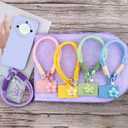 5 Pcs Pendant Flower Cute Keychain Wristlet Cell Phone Lanyard Colorful Resin Flowers Car Key Chain Women Phone Strap Aesthetic Keychain Lanyard Braided Phone Wrist Strap Phone Keychain Accessories