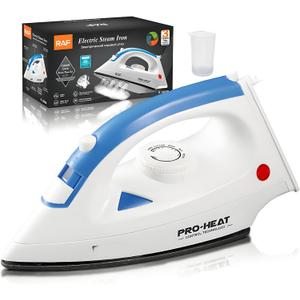 Electric Iron, Steam Iron, 1200w, Steaming, Handheld And Portable, With Five Temperature Controls, Quickly Removes Odors From Clothing (Blue)