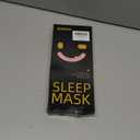 MABAO 2 Packs Sleep Mask for Side Sleeper, Eye Mask for Sleeping Women Men, 3D Contoured Cup No Eye Pressure 100% Light Blocking Sleeping Mask with Adjustable Strap Night Blindfold, Nap, Black & Pink