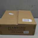 Flickering Flameless Candles Battery Operated with Remote,Led Pillar Candles with Realistic Moving Wick Candles for Halloween,Christmas,Home Decor Pack of 24 (D2.2 xH 5" 6" 7")(Ivory)