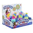 Fubbles No Spill Bubble Tumbler Minis Party Favor 12 pack | Bubble toy for babies toddlers and kids | Includes 2oz bubble solution and a wand per bottle (assorted colors)