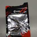 INJORA Pre-Mounted Pin Buggy Tires & Wheels for 1/24 Losi Micro-B, 4pcs(White)