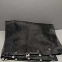 Sliding Garage Door Screen with Track Closure - Retractable Privacy Curtain Keep Annoying Animals Out Easy Install Heavy Duty Fiberglass Mesh Net for Opening Garage Patio (Black, 16 ft x 7 ft)