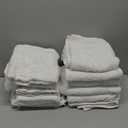 UNIMADE 24 Pack Hand Towels Set - Highly Absorbent and Quick Drying Microfiber Gym Towels, Premium Wash Cloths for Bathroom, Salon, Gym, Shower, Hotel, and Spa - 16x27 inch (White)