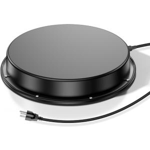 Chicken Water Heater, Chicken Waterer Heated Base for Metal Poultry Founts, Chicken Drinker Heater for Winter (110 Watt 11in Black)