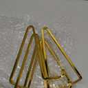 Plate Holder Easel Display Stand - 6 inch Metal Plate Stands for Display - Tabletop Picture Stand - Gold Iron Easels for Display Pictures | Photo Frames | Book | Decorative Plates | Plaque - 3 Pack