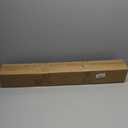 Poen 35 Inches Wall Mounted Christmas Tree - Artificial Xmas Tree with 50 LED Lights and Battery Case - Lighted Wall Decor for Home, Office, Apartment, Party Decorations