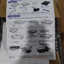 7 code Large Dish Drying Rack for Kitchen Counter, Detachable Large Capacity Dish Drainer Organizer, 2-Tier Dish Racks with Utensil Holder, Black