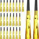 Noise Makers, 24 PCS Gold Noise Makers, Glitter Metallic Fringed Party Blowers Noisemakers Horns for Adults for Birthday Sporting Events Christmas 2025 New Year Eve Party Favor Supplies Decorations