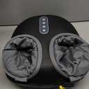 Medcursor Foot Massager with Heat - Shiatsu Feet Massage Machine Delivers Relief for Tired Muscles & Plantar, Deep Kneading Therapy, Multi-Level Settings for Home, Office Use, Size up to 13" (Matte Black)