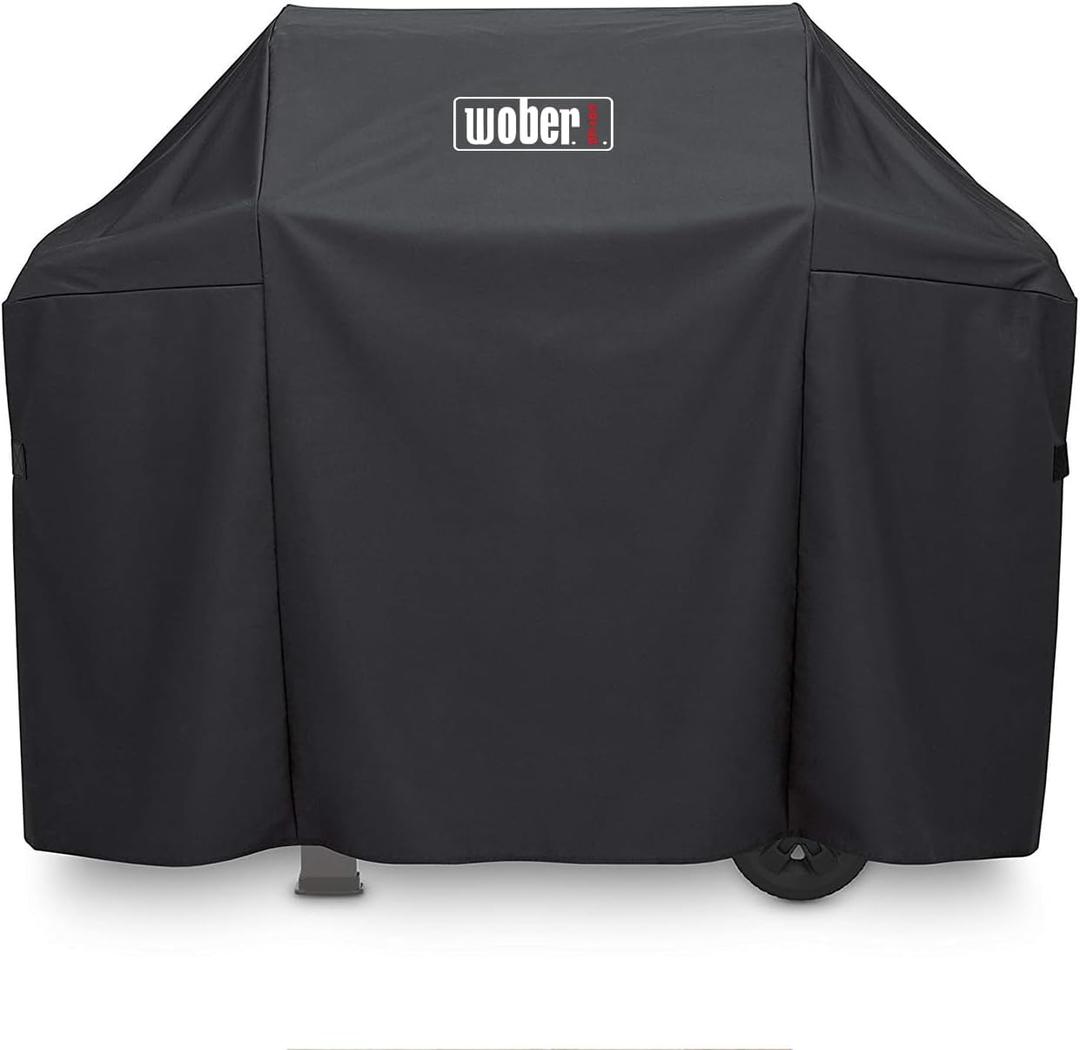 51-Inch Grill Cover for Weber Spirit II 300 Series & Genesis 300, Heavy Duty Waterproof BBQ Cover Compatible with Spirit E-310 E-320, Water-Resistant Outdoor Grill Protector, Black