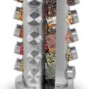 Simpli-Magic Spice Rack Organizer, Rotating Spice Rack with 20 Jars Included