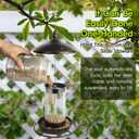 Youvip Metal Roof Bird Feeder - Chew Proof for Outdoor Hanging Wild Bird Seeds. Bronze