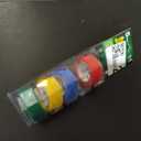 Duck 280303 Electrical Tape 3/4-Inch x 12 ft 1-Inch Core Assorted 5/Pack