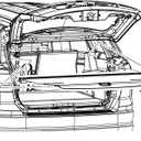 Mopar Genuine Cargo Compartment Cover 1GN29DX9AA