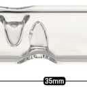 BIO Glass 'The Edge' 2 Pokes Glass Tips, 12mm - 50 Count