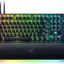 Razer BlackWidow V4 Pro Wired Mechanical Gaming Keyboard: Green Switches Tactile & Clicky - Doubleshot ABS Keycaps - Command Dial - Chroma RGB - Magnetic Wrist Rest Snap Tap