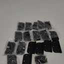 Door Hinge 3 1/2" 18 Pack Rounded Door Hinges Matte Black 3.5" x 3.5 Inch Hinges for Doors Interior 5/8" Radius Corners Residential Flat Hinges,Reversible Removable Pin Hinge Factory Shop