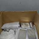 Goodluck 600 Piece Disposable Silver Plates for 100 Guests, Plastic Dinnerware Set of 100 Dinner Plates, 100 Salad Plates, 100 Spoons, 100 Forks, 100 Knives, 100 Cups, Plastic Plates for Party