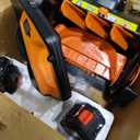 Cordless Snow Shovel, 21V | 41cm | 2-Ah Cordless Snow Blower, Battery Snow Blower with Adjustable Front Handle (2 Battery & Quick Charger Included)