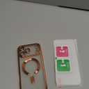 CHICLADY for iPhone 17 Pro Max Case with 1X Screen Protector, [Compatible with MagSafe] [Integrated Camera Protection], Non Yellowing Slim Cute Women Girly Cover for iPhone 17 Pro Max, Cosmic Orange