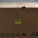 Upholstered Dining Chairs Set of 4 with Casters, Wingback Modern Side Armless Deskchair with Rollers for Diningroom Bedroom Livingroom Reading Room, Cream Beige Fabric (4 PCS (4 BOX))