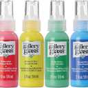 Plaid Gallery Glass Window Color Beginner Set (2-Ounce), (8-Pack)