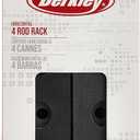 Berkley Horizontal 4 Fishing Rod Rack, Black