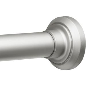 ENJOYBASICS Shower Curtain Rod 30 to 76 Inches, 1 Inch Stainless Steel Adjustable Spring Tension Rods No Drill for Bathroom, Closet, Window, Room Divider, Never Rust, Non Slip, Nickel