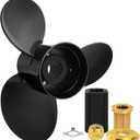 NOVINO Boat Propeller for Mercruiser Alpha One/Bravo One & Mercury Outboard Engines 135-300HP 2&4-Stroke, Aluminum Boat Propeller 15 Spline Tooth, Right Hand Rotation