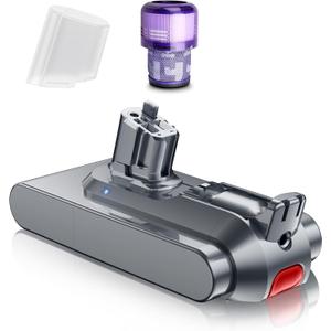 Bonacell 7000mAh V11 Battery Replacement for Dyson Button Click in Installation Style V11/Extra/Absolute/Animal/Torque Drive/Outsize/V15/SV15/SV22 25.2V Cordless Vacuum Battery