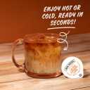 JAVA HOUSE Salted Caramel Latte Cold Brew Coffee Capsules, 1.35 Fluid Ounces (12 Count) Peel and Pour, TSA Approved, Travel Friendly Cold Brew, Hot or Iced (EXP 06/26/26)