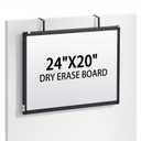 Vivasself 24"x20" Magnetic Cubicle Whiteboard Wall Mount Dry Erase Board