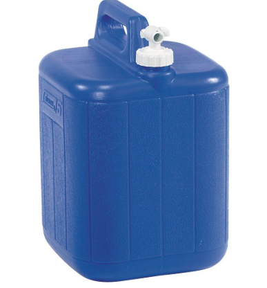 5-gallon Polylite Water Carrier With Fast Flow Spigot - Blue