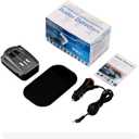 Car Detector, Car Speed Speedometer Long Range Detection 360 Degree Blind Electronic Dog Speedometer Tester with Voice Speed Prompt and Led Display