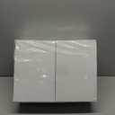 Domensi 24 Pack Succulent Planter Pots 3 Inch Small Plant Pots Mini Ceramic Succulent Planter Holder with Drainage Holes and Bamboo Saucers (White)