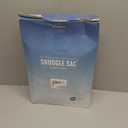 Snuggle Sac Natural Viscose Cooling Comforter Queen Size, Lightweight Breathable Silky Cooling Bedding with Q-Max>0.45 for Bedroom, Home Decor, Hot Sleepers & Night Sweats, Ice Blue 90"x90"