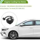 Radiator Fan Motor for Honda CR-V 2006-2011 Quiet Engine Cooling Fan Motor No.38616RNAA01 1 Pc