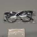 Bifocal Reading Glasses for Women Men Oversized Blue Light Blocking Clear Top Computer Readers (Black)