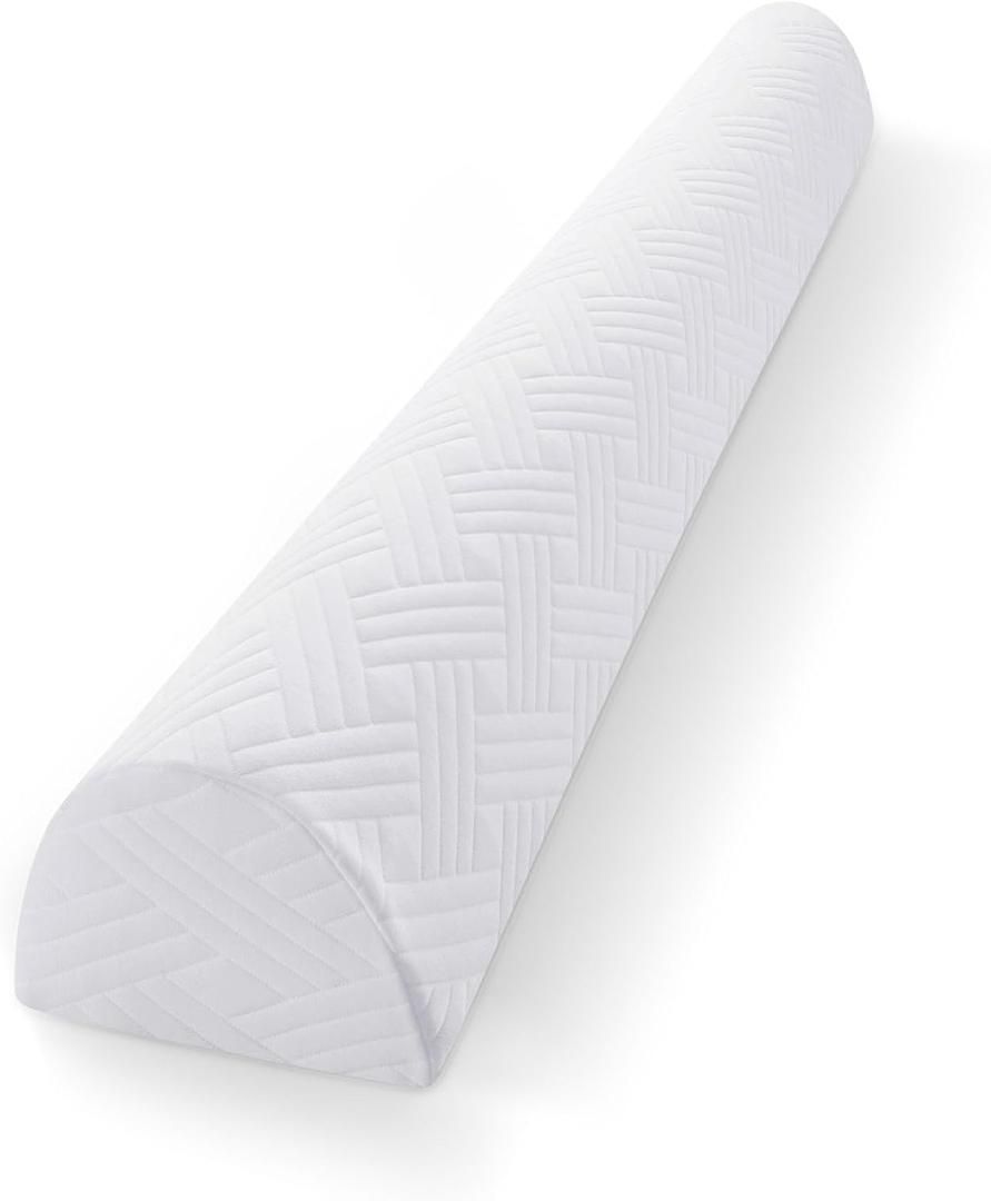 Ceekliybear 1-Pack Premium Foam Bed Bumpers for Toddler, Non-Slip Bed Rails for Toddlers for Twin, Queen, King Beds, Machine Washable Bumpers Cover for Easy CareSize52" x 7" x 5" (White)