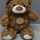 10Inch Teddy Bear Stuffed Animal, Soft Stuffed Teddy Bear Plush Toy, Birthday Xmas Gifts for Kids Baby (Dark Brown)