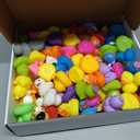 Arttyma Rubber Ducks in Bulk,Assortment Duckies for Jeep Ducking Floater Duck Bath Toys Party Favors (100-Pack)