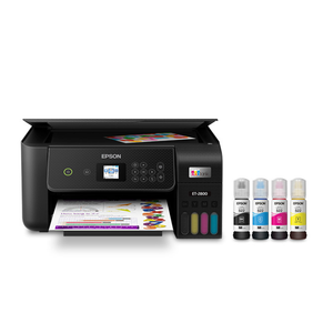 Epson EcoTank ET-2800 Wireless Color All-in-One Cartridge-Free Supertank Printer with Scan and Copy â€“ The Ideal Basic Home Printer - Black, Medium