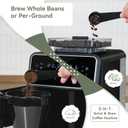 Gevi Grind & Brew Coffee Maker 10 Cup, Built-In Burr Grinder Drip Coffee Machine, Programmable Touch Screen, 4-Hour Warm Plate, Permanent Filter & Glass Carafe