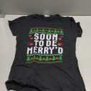 Soon to be Married Merry'd Christmas Bride and Groom Weeding Unisex T-Shirt Ladies S