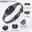 GPS Dog Collar Fence System: 7x24 Real-Time GPS Tracking, Health Monitoring, Virtual Fence, IPx7 Waterproof Design for Dogs and Multi-Pets Virtual Fence & Escape Alerts, 5-Day Battery Life